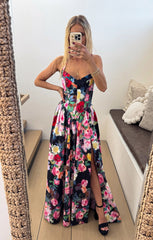 Abigail Maxi Dress ~ Moonlit Garden Gala Taffeta