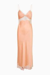 Orianna Silk-Blend Maxi Slip Dress
