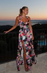 Abigail Maxi Dress ~ Moonlit Garden Gala Taffeta