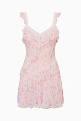 Serima Heirloom Print Mini Dress