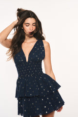 Soira Celestial Cotton Mini Dress